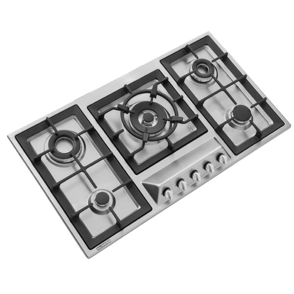 اجاق گاز پنج شعله‌ مدل S-5910 استیل البرز