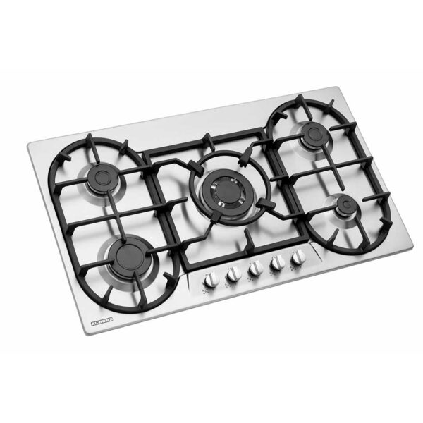 اجاق گاز رومیزی پنج شعله مدل S-5955 i استیل البرز