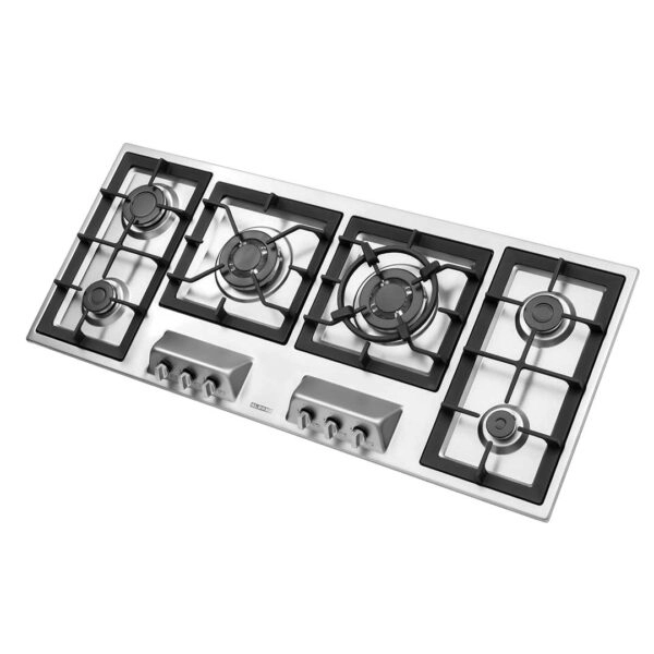 اجاق گاز رومیزی شش شعله مدل S-6125i استیل البرز
