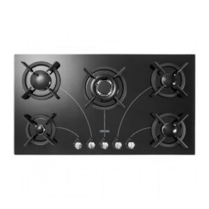 اجاق گاز رومیزی پنج شعله‌ مدل G-5908 استیل البرز